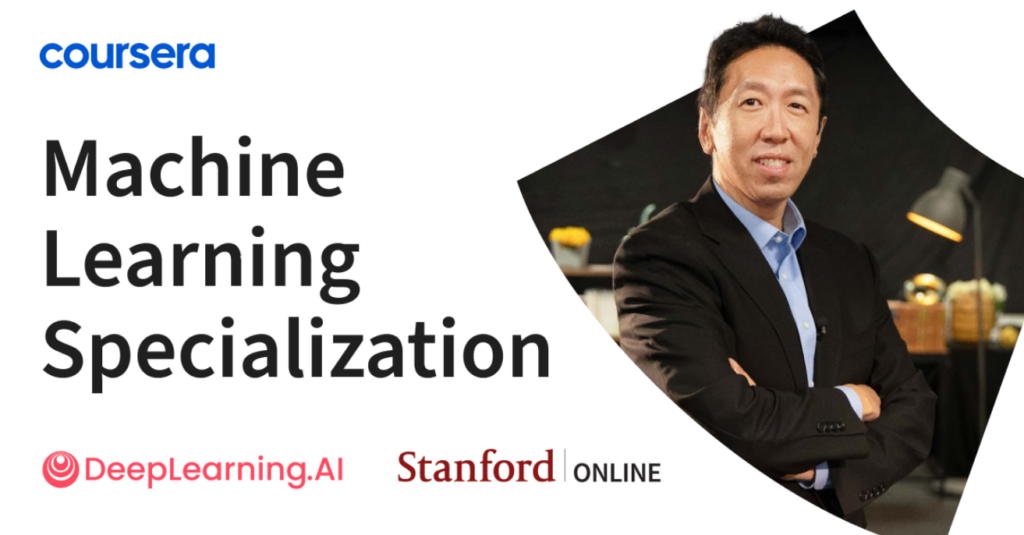 AI course for beginners by DeepLearning on Coursera.