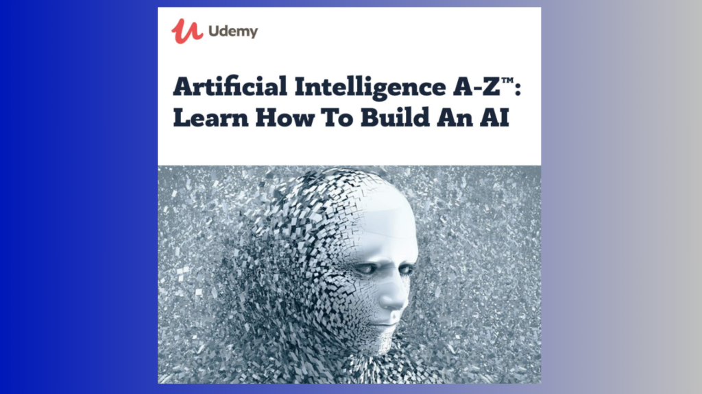 AI programs with certification to build AI tools by Udemy.