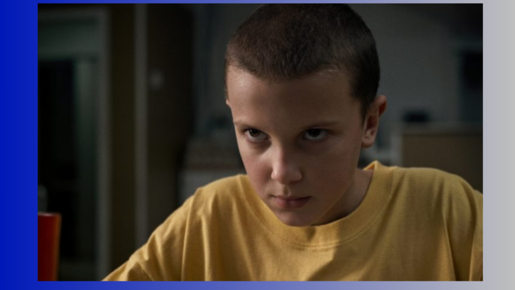 Eleven from Stranger Things is likened as an AI consultant.
