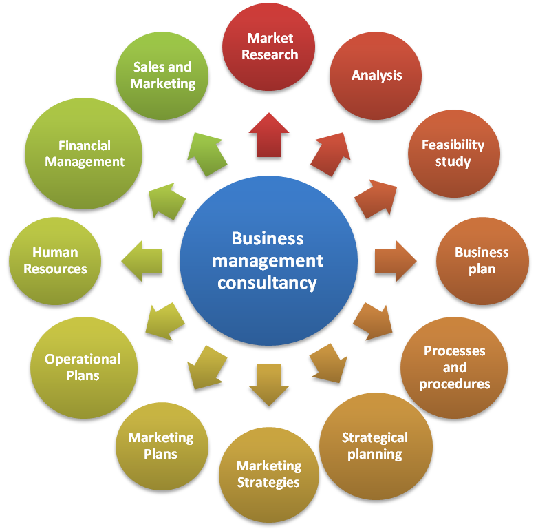 Steps involved in management consulting